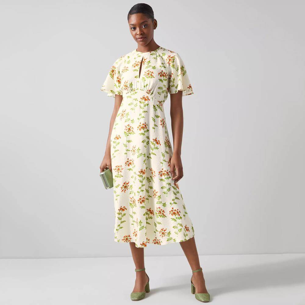 Lk bennett shop floral dress